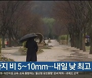 울산 밤까지 비 5~10mm…내일 낮 최고 15도