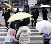 전국 흐리고 봄비