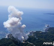 '폭발' 日 첫 민간 로켓 개발사 "기대에 보답 못해 사과…또 도전"