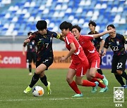 20살 이하 여자 축구 대표팀, 북한에 0-3 완패