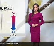 [날씨] 제주 아침 쌀쌀·낮 포근…맑다가 점차 구름 많아져