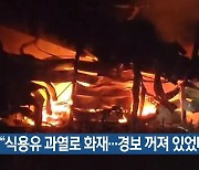 “식용유 과열로 화재…경보 꺼져 있었다”