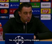 [VIDEO] Xavi: 'The qualification to the quarterfinals won't change my decision of leaving'