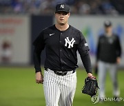 양키스 게릿 콜, 팔꿈치 부상으로 MLB 개막전 선발 낙마