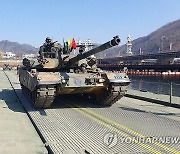 육군 3공병여단 도하 훈련