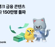 토스뱅크, 앱 금융 콘텐츠 구독자 150만 명 돌파