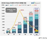 "글로벌 전기차 판매량 올해 17% 증가…3년 연속 성장률 둔화"