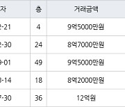 인천 송도동 송도더샵퍼스트월드 125㎡ 9억5000만원에 거래