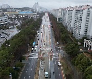 창원 원이대로 S-BRT 공사 4월 마무리 전망