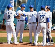 [포토] 삼성 '전날 패배 설욕'