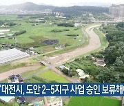 “대전시, 도안 2-5지구 사업 승인 보류해야”