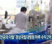 ‘전공의 이탈’ 경상국립대병원 하루 수익 2억 5천만 원↓