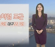 [날씨] 오늘~내일 곳곳 비 살짝…그친 뒤 찬바람