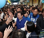 이재명, 경기 하남·용인·광주 방문…수도권 표심 공략