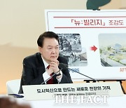 尹 "몇 가구만 모여도 깨끗한 새 집 누릴 수 있어"…뉴빌 사업 도입  