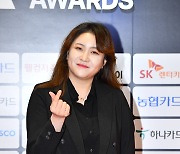 [ST포토] 김민아, '축하공연 하러 왔어요'