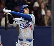 '오타니 멀티히트 맹활약' LA 다저스, MLB 개막전 역전승