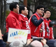 한동훈 “이제 시작… 국힘·윤정부는 운명공동체”