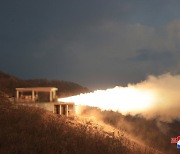 北 "극초음속중장거리미사일 고체연료엔진 시험성공…완성 시간표 확정"