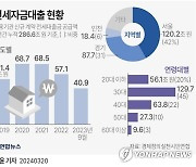 [그래픽] 전세자금대출 현황