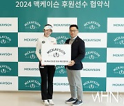 [mhn포토] 안소현 '맥케이슨 옷 입고 2024 우승 도전'