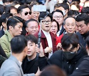 대구 시민들 만나는 한동훈