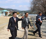 이상근 고성군수, 대흥초등학교 방문해 교육 현안 청취