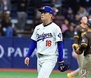 '최악의 MLB 데뷔전' 다저스 야마모토 "패배 책임감…시즌 길다"(종합)