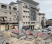 [포토] 전쟁터가 된 가자지구 병원