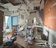 [포토] 전쟁으로 초토화된 가자 병원
