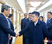 中 서열 4·5위, 北김성남 만나…"평화·안정 외부환경 조성"