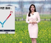 [뉴스9 날씨] 포근한 주말…제주도·남해안 비