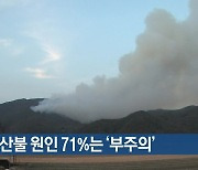 대구 산불 원인 71%는 ‘부주의’