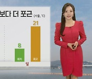 [날씨] 저녁부터 남해안·제주 비…휴일 오늘보다 더 포근