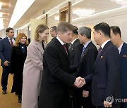북한 방문 러시아 연해주 대표단 귀국