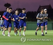태국서 첫 훈련하는 축구대표팀