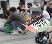 Taiwan Palestine Protest