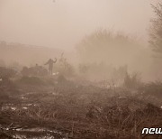 [포토] 먼지 바람 일어나는 멕시코 엘 파소