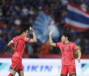 [태국전] '이재성·손흥민·박진섭 소나기 골' 대한민국, 태국 3-0으로 대파…우려 불식한 시원한 승리