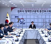 김포시, 이민청 유치 전략수립 용역 중간보고회 개최