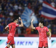 ‘이강인 손흥민 합작골’, 한국, 태국에 3-0으로 승리 [뉴시스Pic]