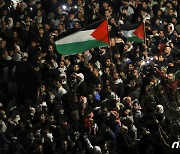 [포토] 대규모 팔레스타인 지지 시위