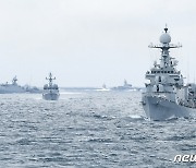 해군 1함대 동해상 실사격 훈련