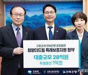 전북은행 '고창군 희망더드림 특례보증' 28억 규모 지원