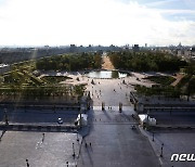 [포토] 파리 올림픽 성화 타오를 '튈르리 정원'