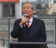 허은아 후보 지지 발언하는 김종인 공관위원장