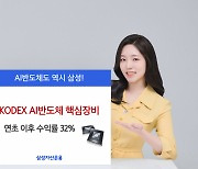 삼성자산, KODEX AI반도체핵심장비 연초 이후 수익률 32%