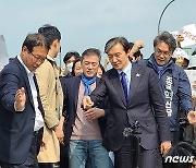 광주 찾은 조국 대표