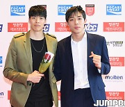 [JB포토] KBL 시상식, SK '기사단 포토월 현장'