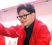 한동훈, 이재명·조국 심판론..."이건 영화 제목처럼 범죄와의 전쟁"